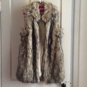 Micheal Kors Faux Fur Vest